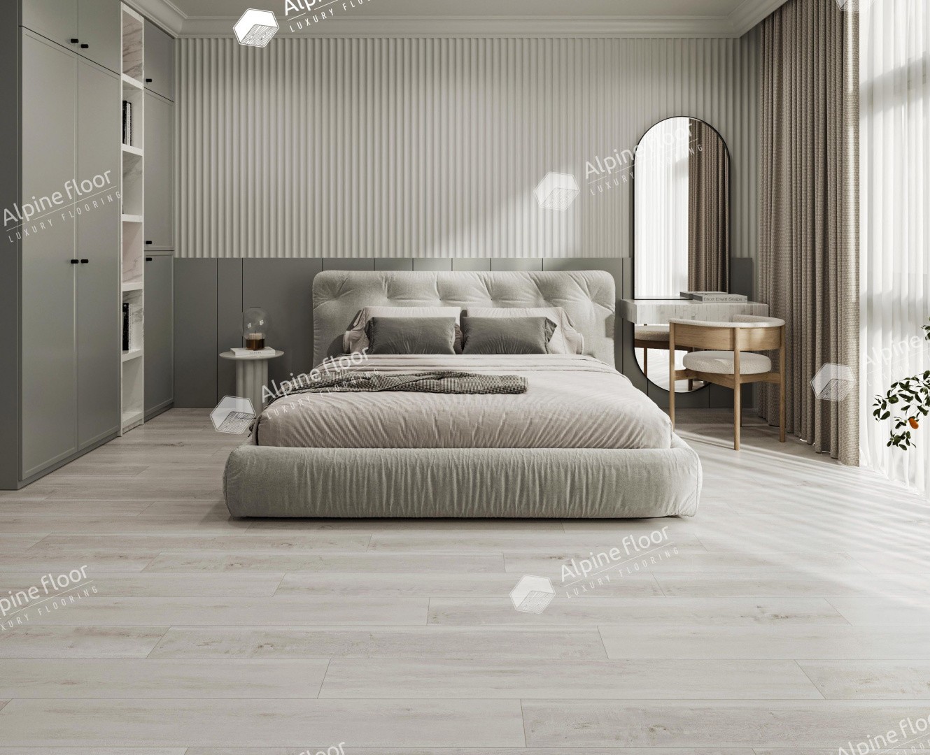 Alpine Floor SPC ламинат Дуб выбеленный ЕСО 182-8 MC