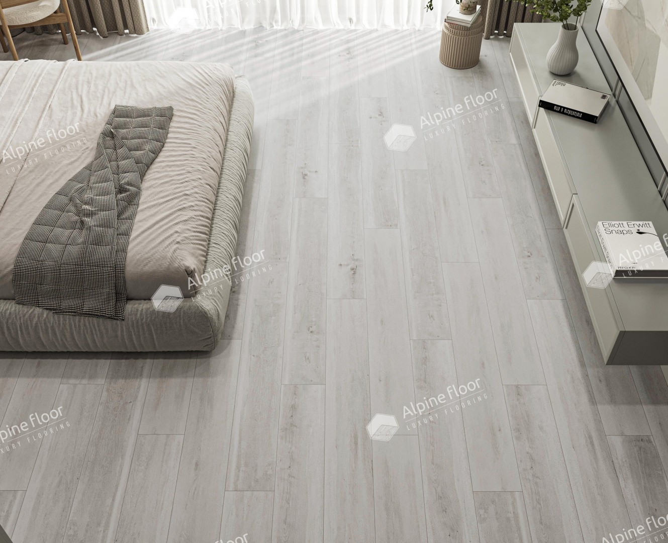 Alpine Floor SPC ламинат Дуб выбеленный ЕСО 182-8 MC