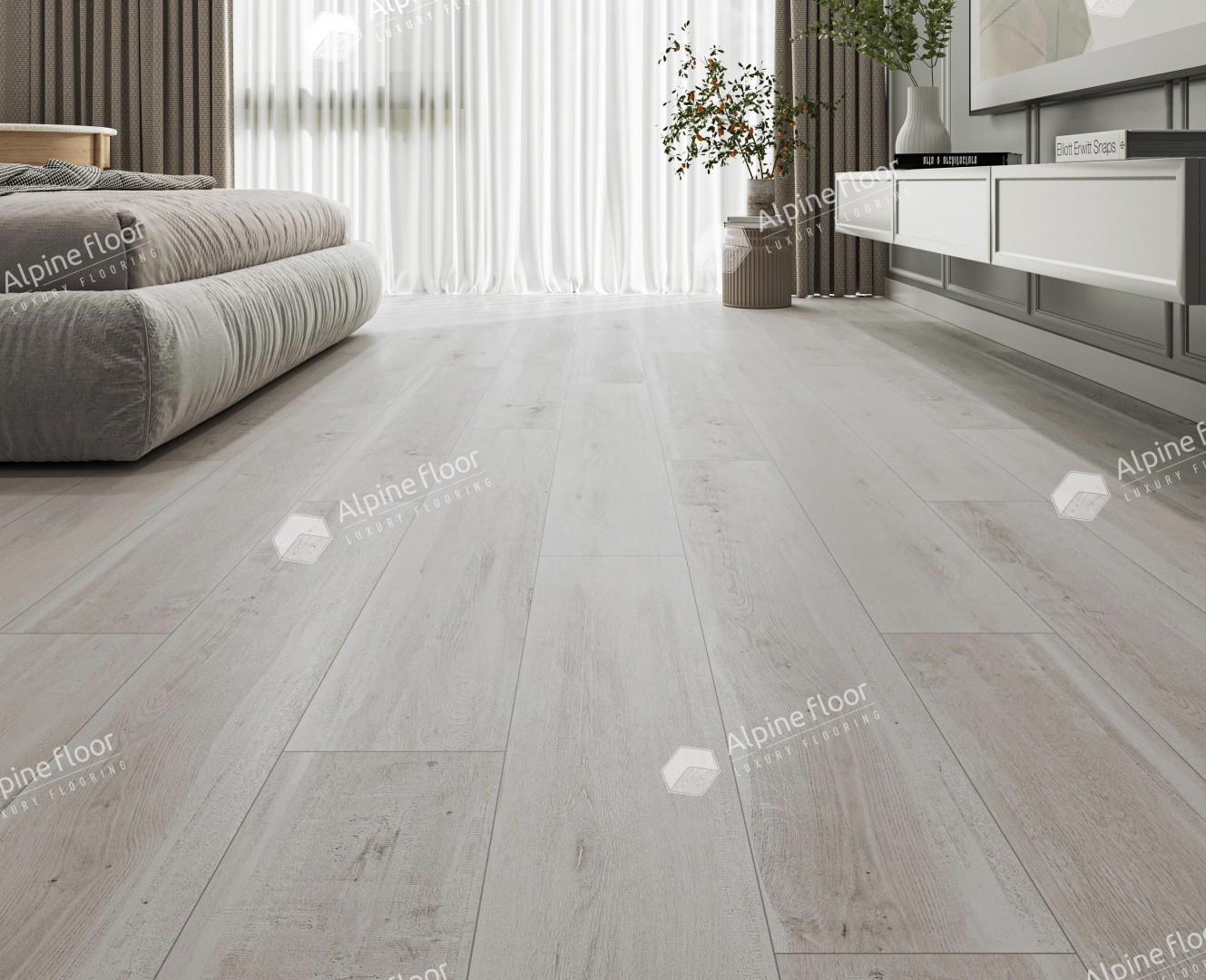 Alpine Floor SPC ламинат Дуб выбеленный ЕСО 182-8 MC