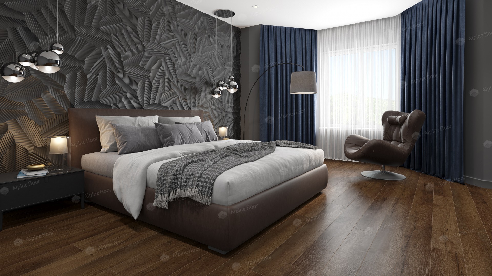 Alpine Floor SPC ламинат Дуб шоколадный ABA ECO 7-18 MC