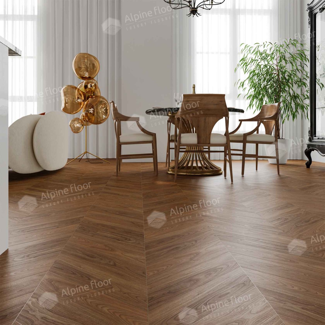 Alpine Floor SPC ламинат Орех Нойер ECO 18-22 MC