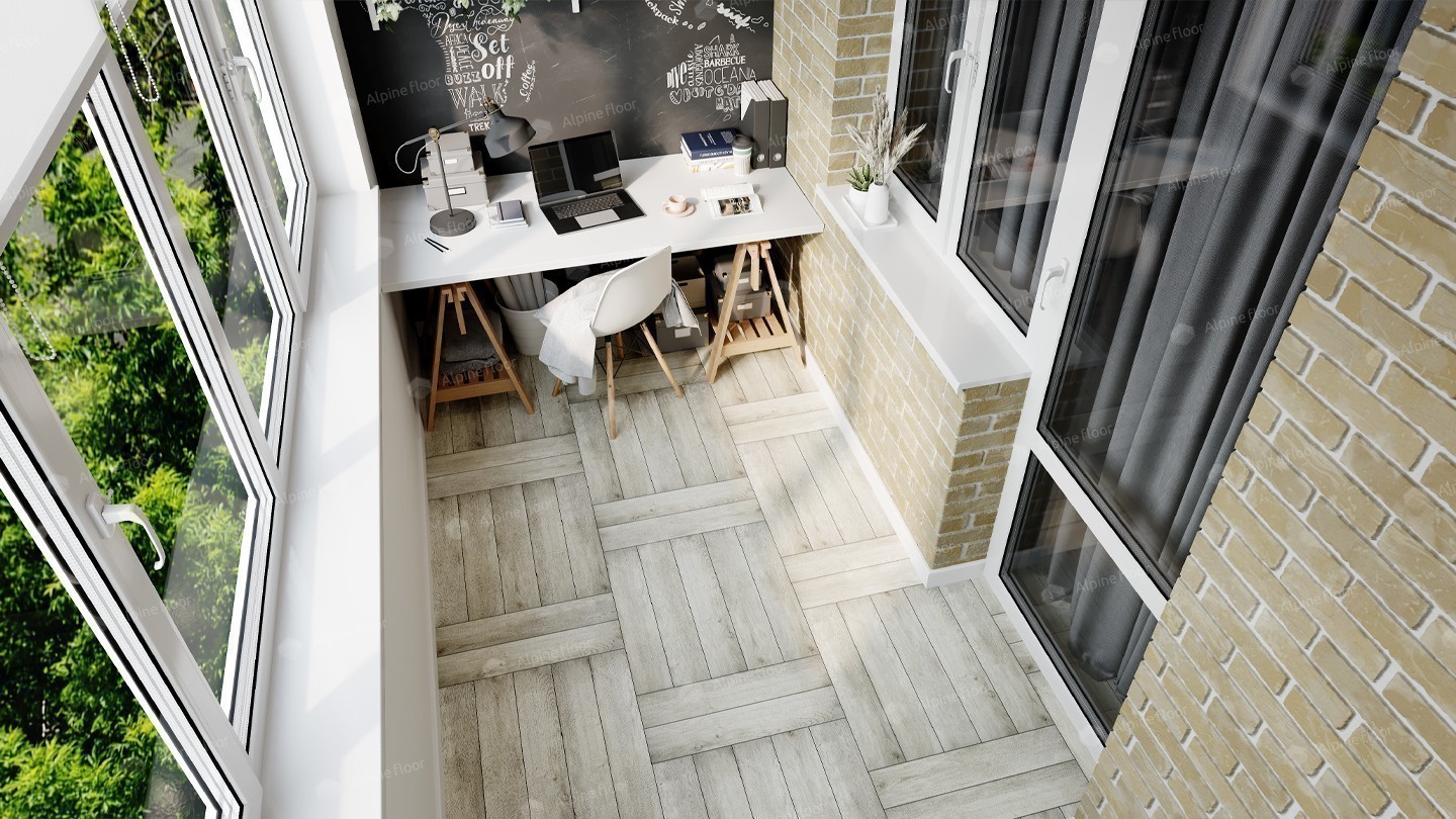 Alpine Floor SPC ламинат Снежная лавина ECO 10-5 MC