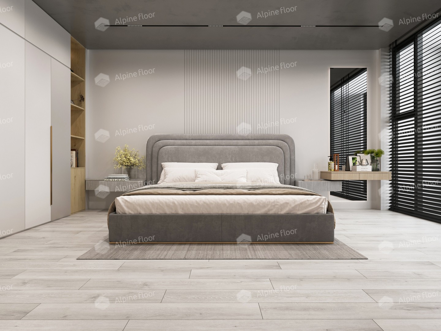 Alpine Floor SPC ламинат Ясень Серый ECO 134-5 MC