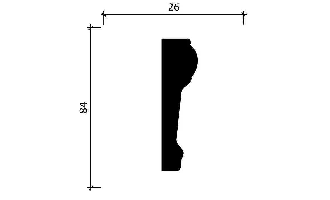 Decor Dizayn Молдинг 147 A