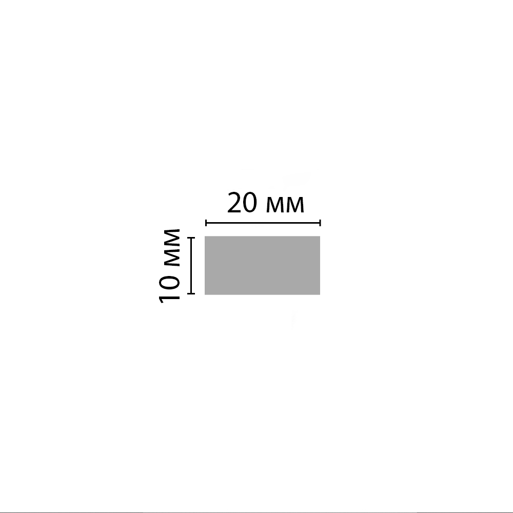 Decomaster Молдинг DECOMASTER D047-112 ДМ(20*10*2900 мм)