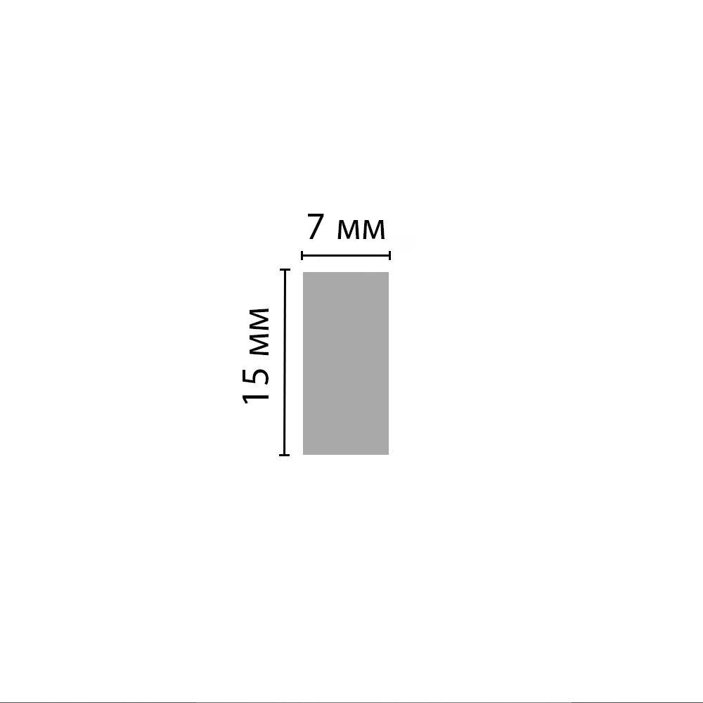 Decomaster Молдинг DECOMASTER D052-115 ДМ(15*7*2900 мм)