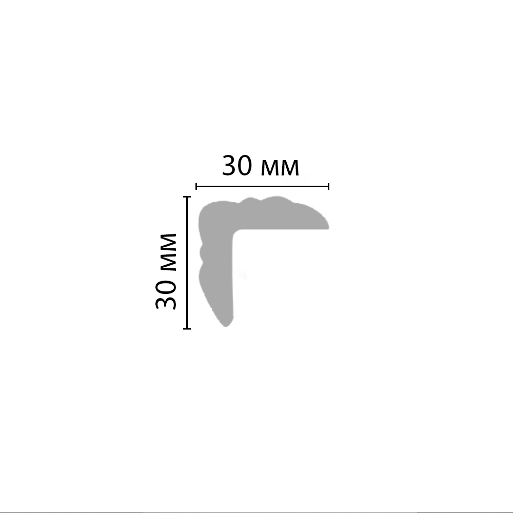 Decomaster Молдинг гладкий DECOMASTER 96205 (35*35*2400мм)