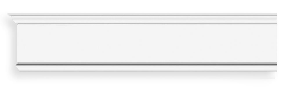 Decomaster Молдинг гладкий DECOMASTER D227ДМ (100*25*2000мм)