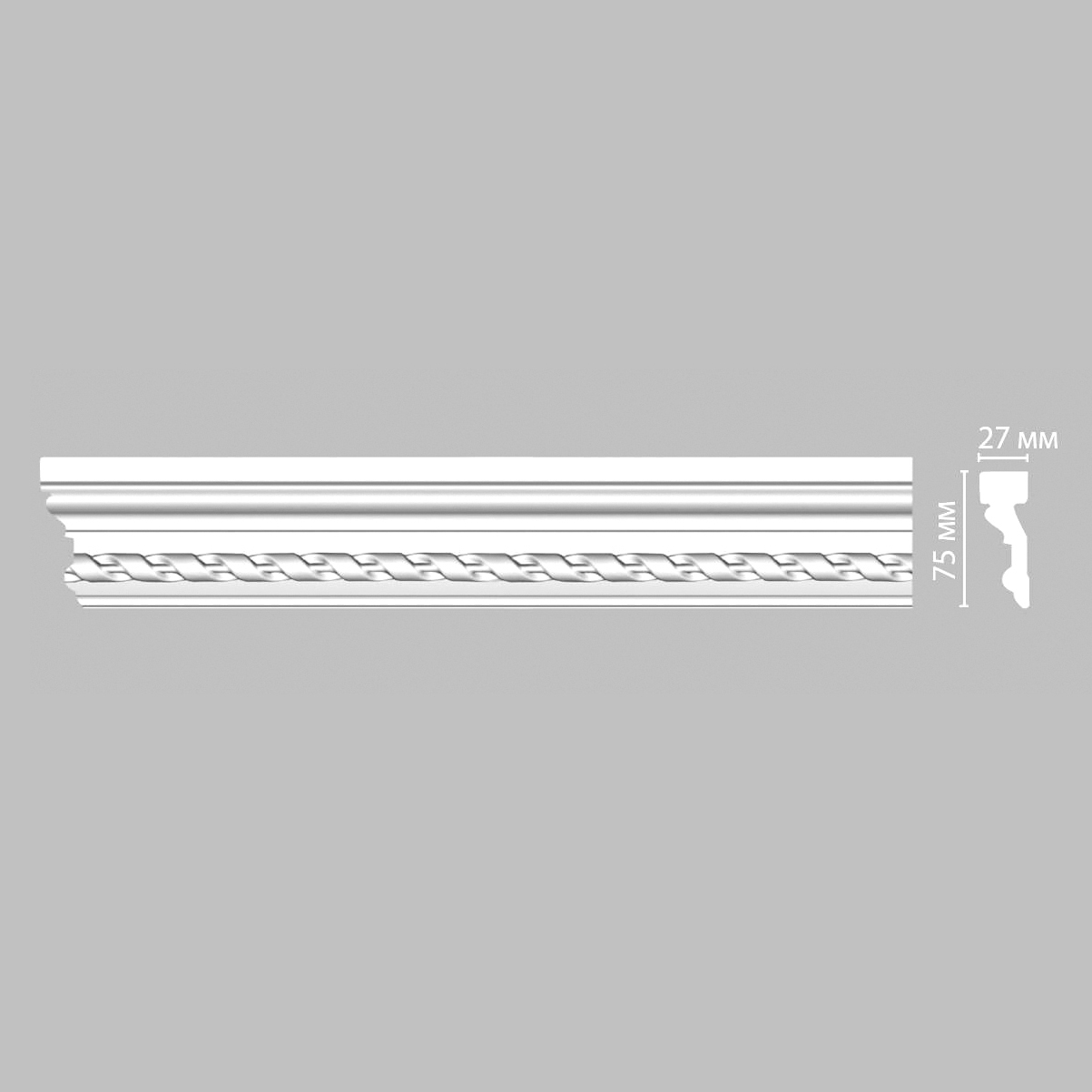 Decomaster Молдинг с рисунком DECOMASTER DT-1S (75*27*2400мм)