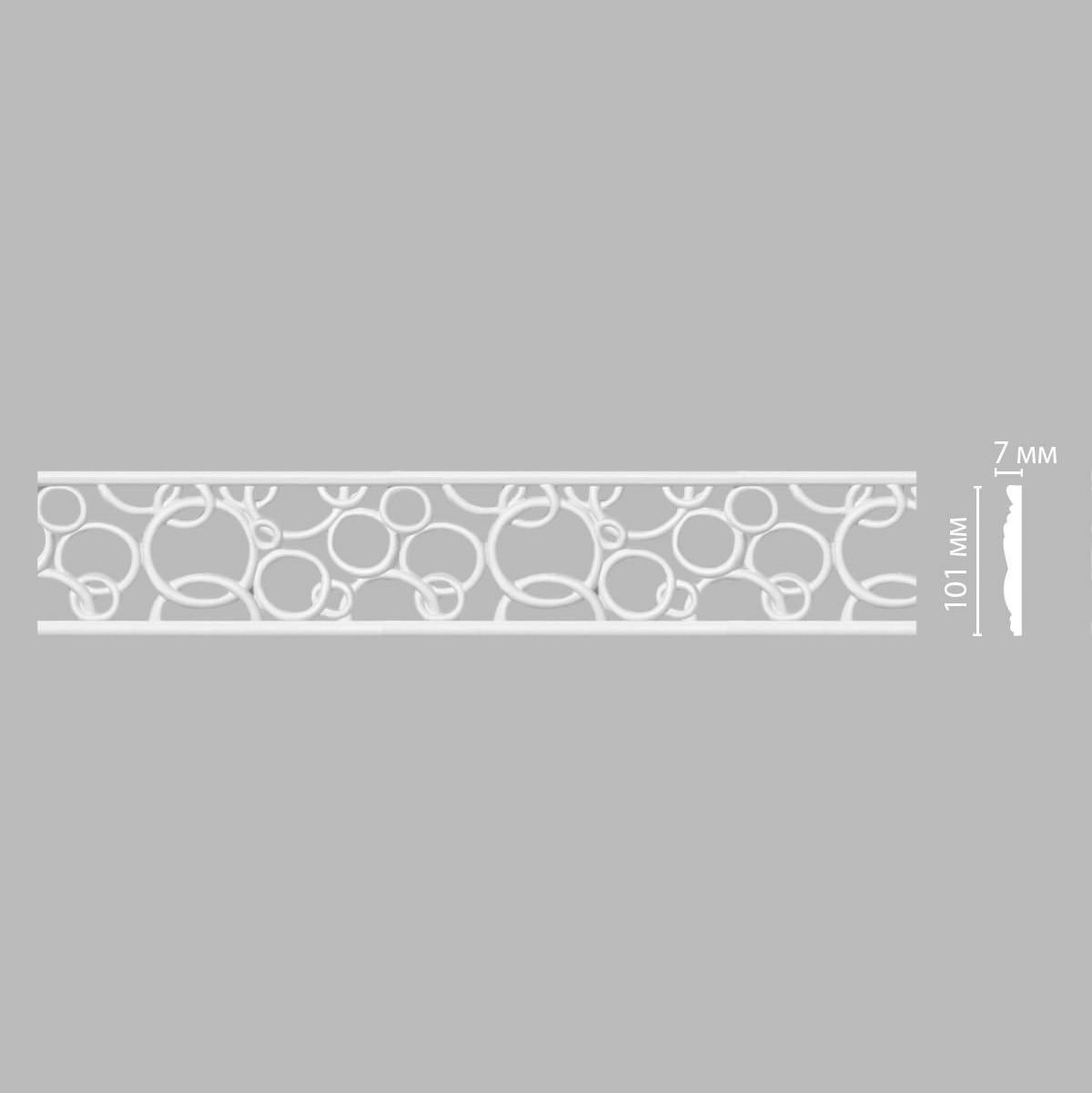 Decomaster Молдинг с рисунком DECOMASTER DT-8035 (101*7*2440мм)