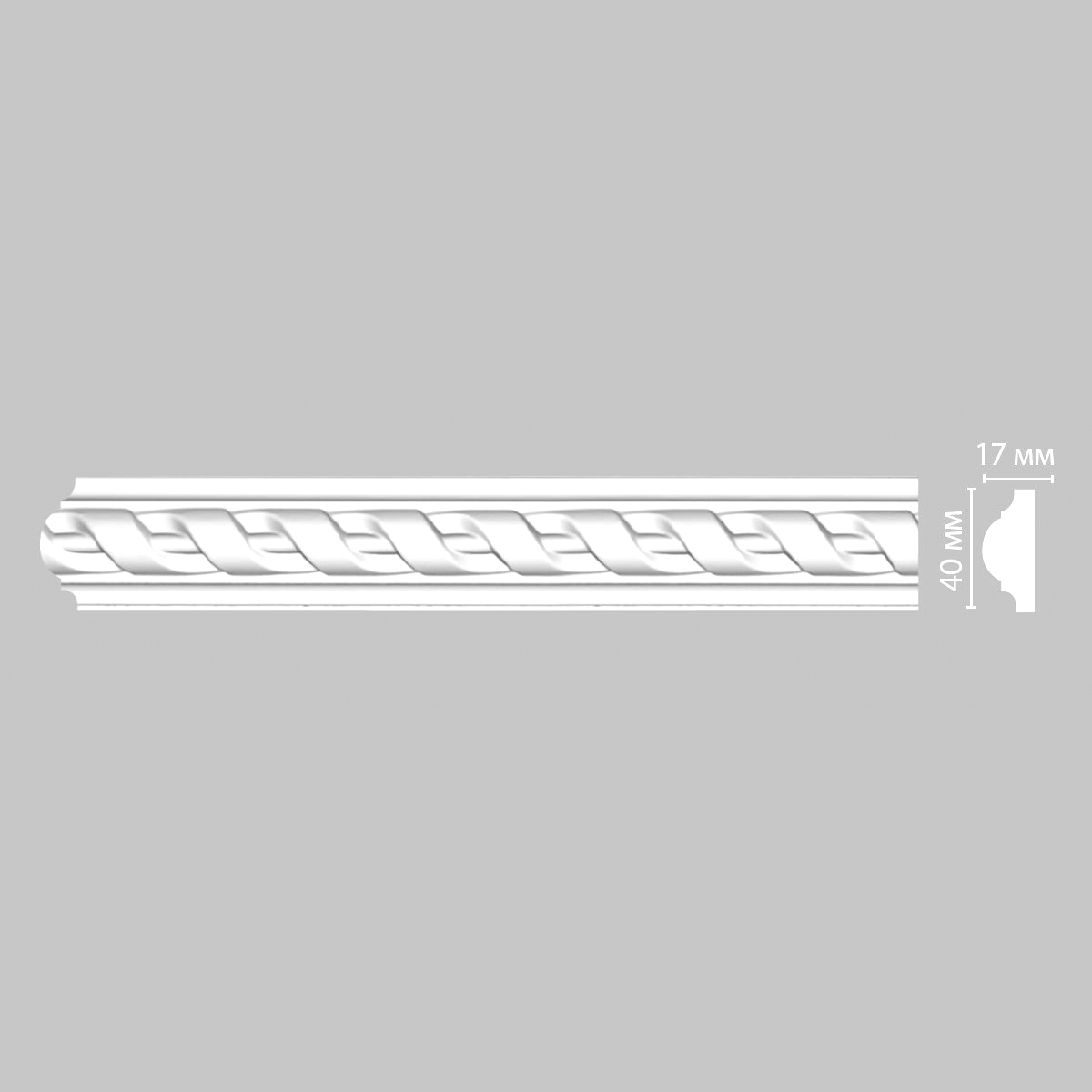 Decomaster Молдинг с рисунком DECOMASTER DT-8050 (40*17*2400мм)