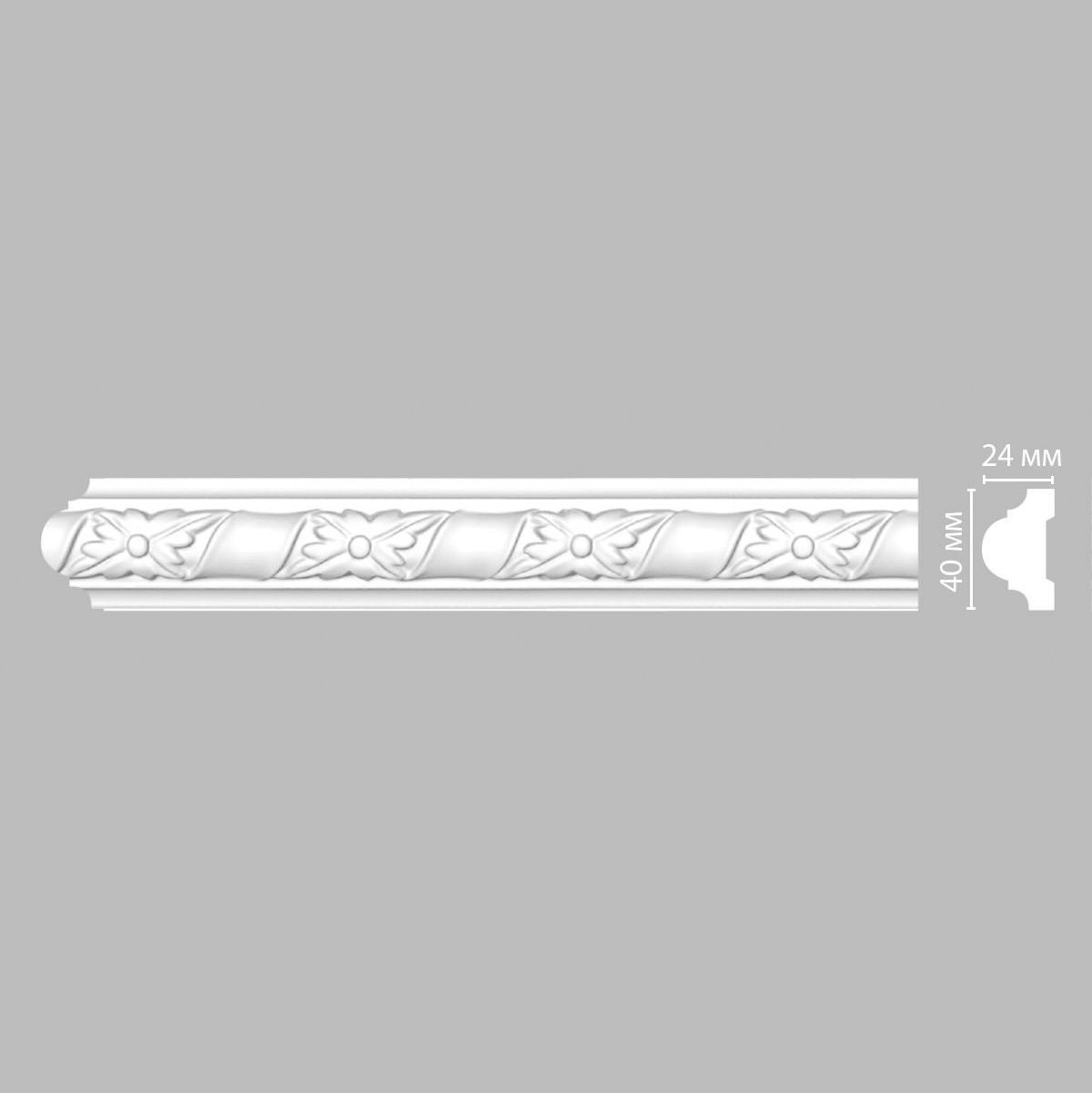 Decomaster Молдинг с рисунком DECOMASTER DT-8051 (40*24*2400мм)