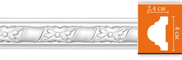 Decomaster Молдинг с рисунком DECOMASTER DT-8051 (40*24*2400мм)