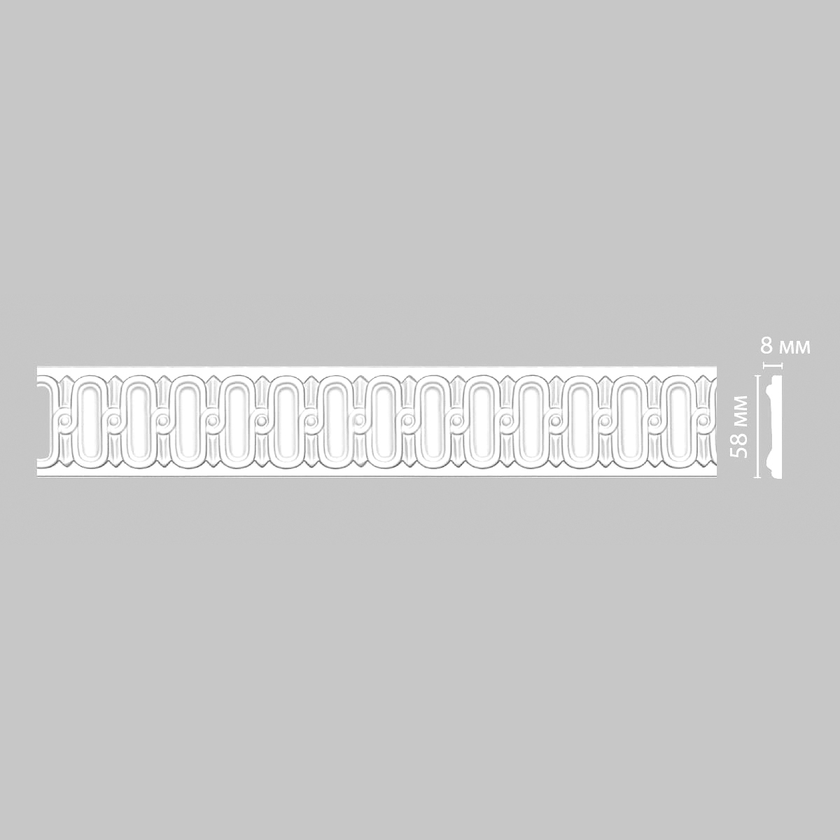 Decomaster Молдинг с рисунком DECOMASTER DT-8628 (60*8*2400мм)