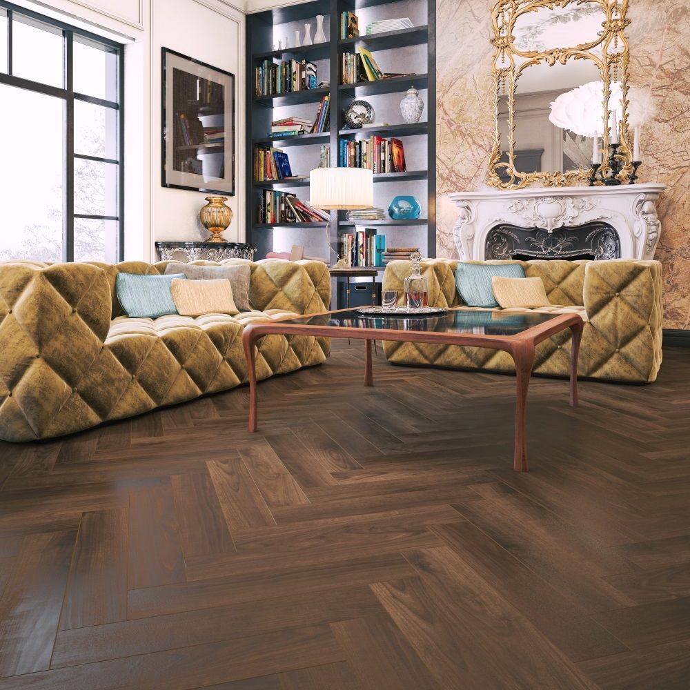 Primavera Herringbone 3290 Орех Американский Браш